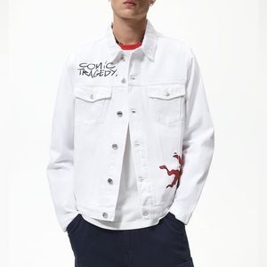 COMIC PRINT DENIM JACKET